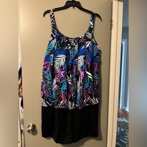 Swimsuits For All Black Swimwear size 34